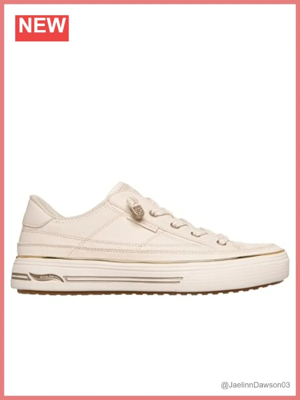 Canvas Slip-On Sneakers with Arch Fit Insole and Rubber Sole